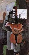 Kasimir Malevich Cow and fiddle Sweden oil painting artist